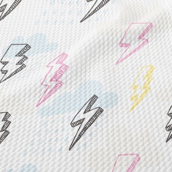 Rainy Day Lightning Birdseye Piqué