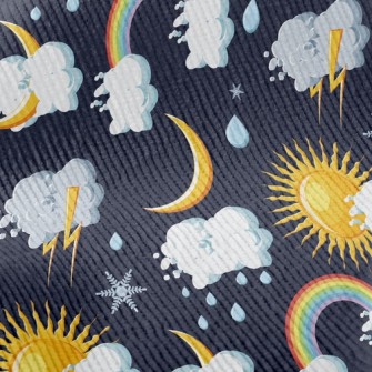 Sun Cloud Rainbow Standard Corduroy