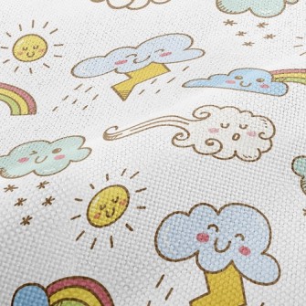 Emoji Weather Map Performance Linen