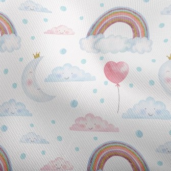 Watercolor Rainbow Balloons Dobby