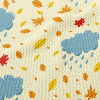 Autumn Leaves Birdseye Piqué