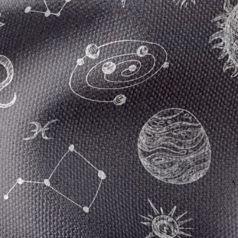 Constellations And Planets Waterproof Canvas