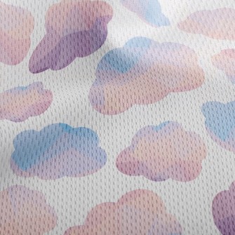 Three-Dimensional Watercolor C Athletic Mesh Flat Back