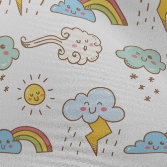Emoji Weather Map Chiffon