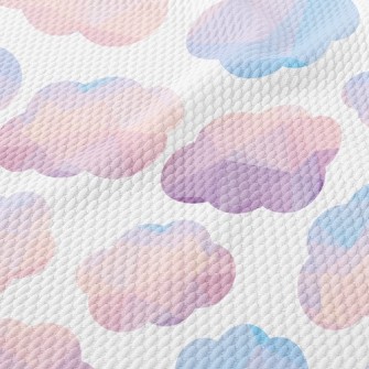 Watercolor Cloud Birdseye Piqué