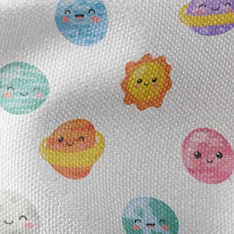 Smiley Asteroid Waterproof Canvas