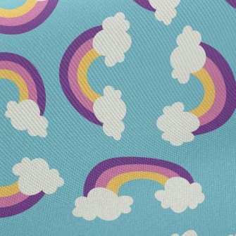 Rainbow Clouds Twill
