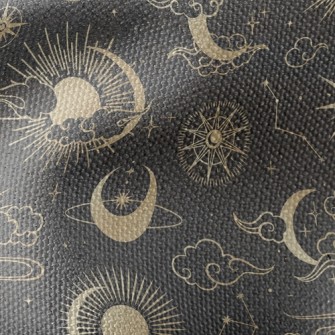 Sun Moon Stars Waterproof Canvas