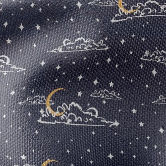 Moon And Stars Waterproof Canvas