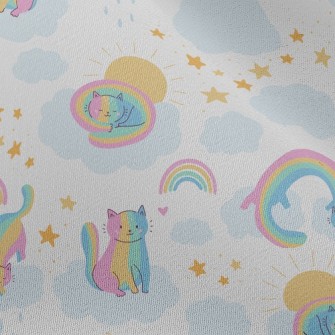 Rainbow Cat Chiffon