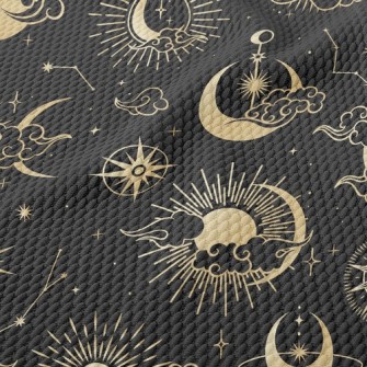 Sun Moon Stars Birdseye Piqué