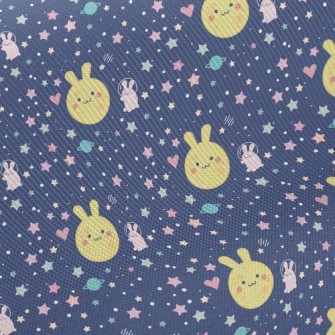 Moon Space Bunny Twill