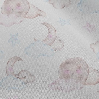 Good Night Moon Stars Chiffon