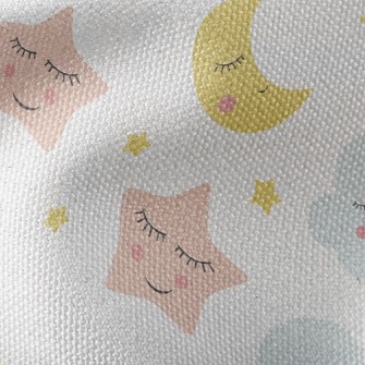 Sleeping Star Moon Waterproof Canvas