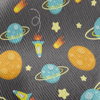 Spaceship And Planet Standard Corduroy