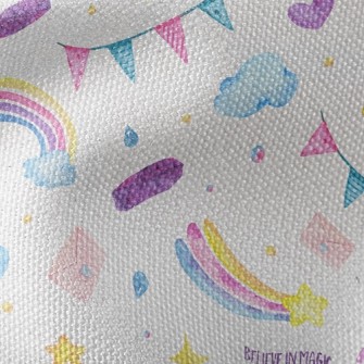 Magic Magic Rainbow Waterproof Canvas