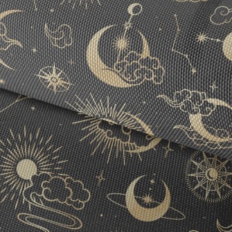 Sun Moon Stars Waterproof Oxford