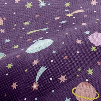Outer Space Flying Saucer Performance Linen