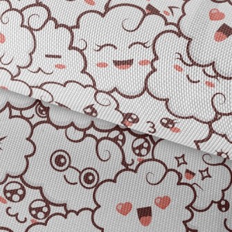 Funny Expression Clouds Waterproof Oxford
