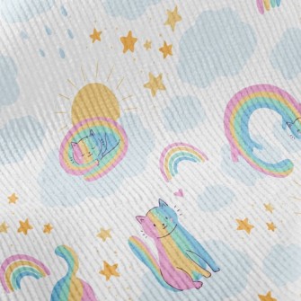 Rainbow Cat Standard Corduroy