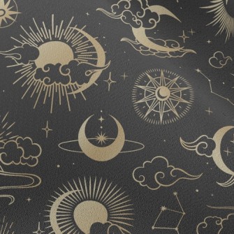 Sun Moon Stars Chiffon