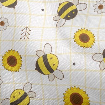 Bee And Sunflower Dobby