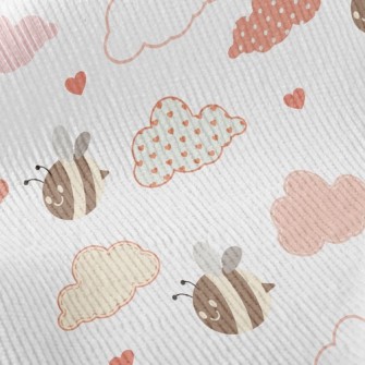 Bee Love Cloud Standard Corduroy