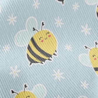 Smiling Loving Bee Standard Corduroy