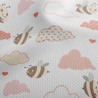 Bee Love Cloud Athletic Mesh Flat Back
