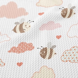 Bee Love Cloud Birdseye Piqué