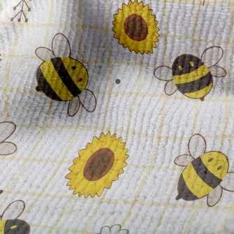 Bee And Sunflower Terry