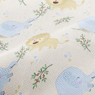Elephant And Lion Performance Linen