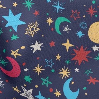 Doodle Stars Moon Stretch Ponte