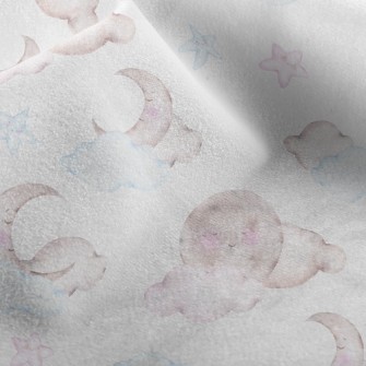 Good Night Moon Stars Micro Fleece