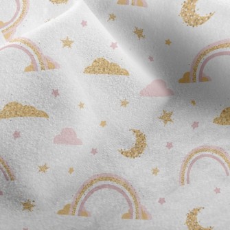 Shiny Rainbow Micro Fleece