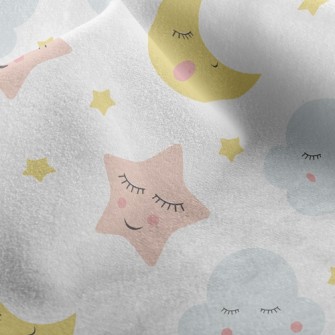 Sleeping Star Moon Micro Fleece