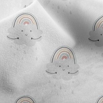 Cloudy And Dark Clouds Micro Fleece