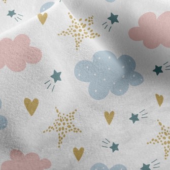 Love Little Clouds Micro Fleece