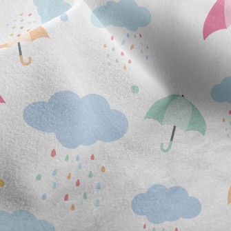 Rainy Day Umbrella Micro Fleece