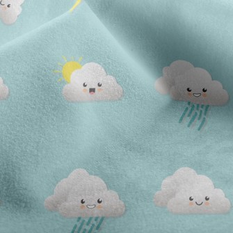 Meteorological Emoticons Micro Fleece