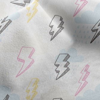 Rainy Day Lightning Micro Fleece