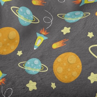 Spaceship And Planet Minky
