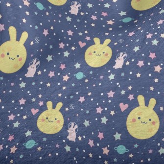 Moon Space Bunny Minky