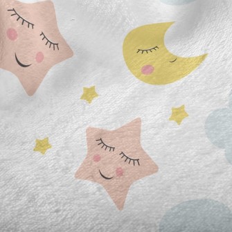 Sleeping Star Moon Minky