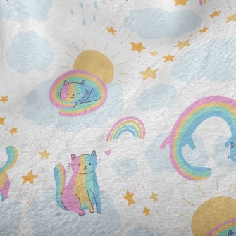 Rainbow Cat Minky