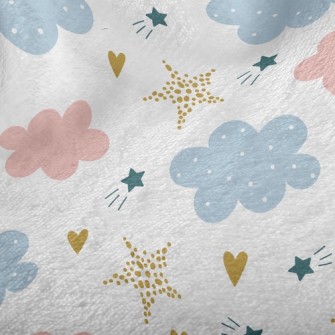 Love Little Clouds Minky