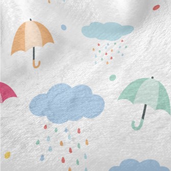 Rainy Day Umbrella Minky