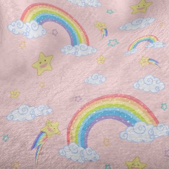 Star Rainbow Minky