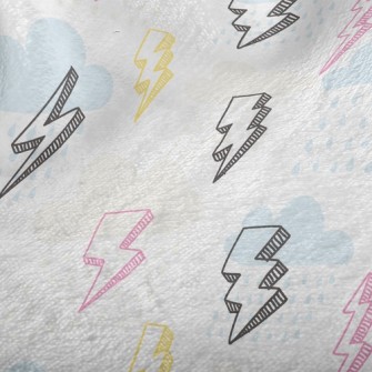 Rainy Day Lightning Minky