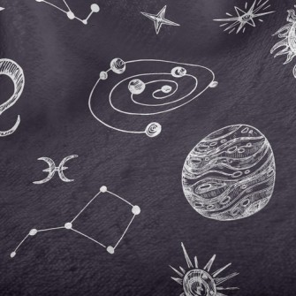 Constellations And Planets Minky